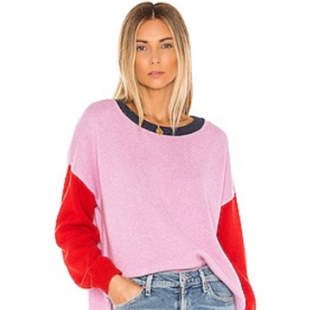 Color Block Knit Sweater